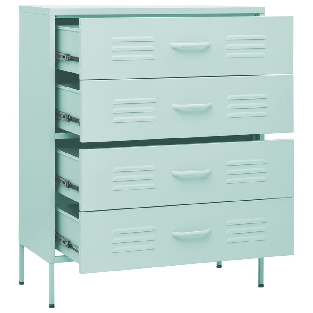 Chest of Drawers Mint 80x35x101.5 cm Steel