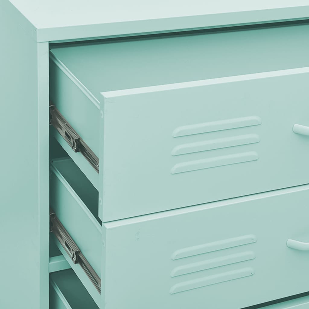 Chest of Drawers Mint 80x35x101.5 cm Steel