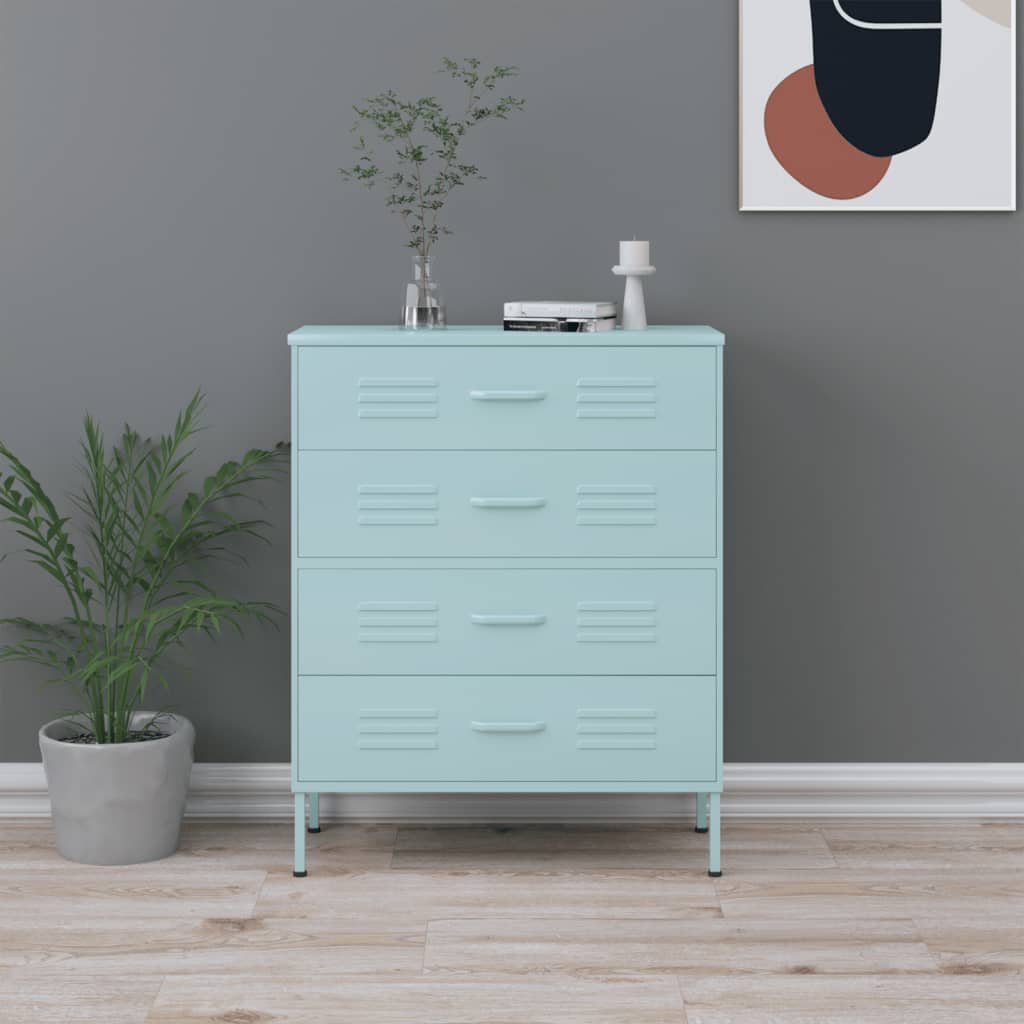 Chest of Drawers Mint 80x35x101.5 cm Steel