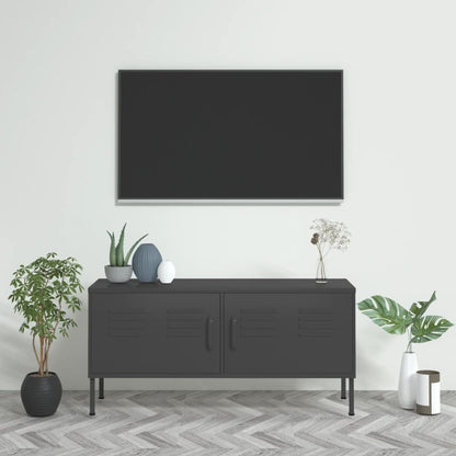 TV Cabinet Anthracite 105x35x50 cm Steel