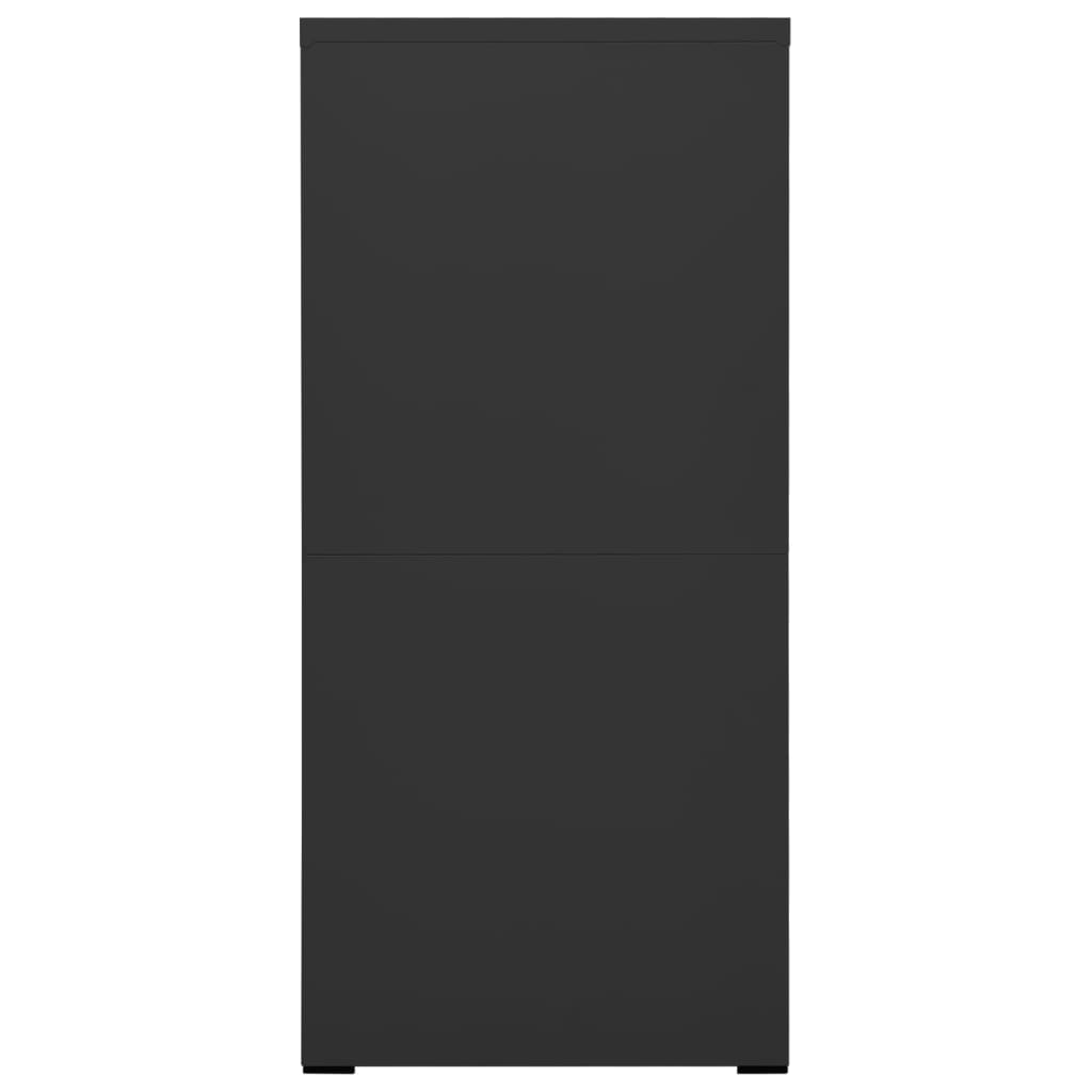 Filing Cabinet Anthracite 46x62x133 cm Steel