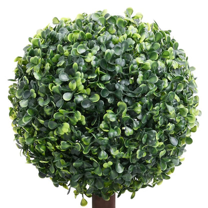 Artificial Boxwood Plant with Pot Ball Shaped Green 118 cm