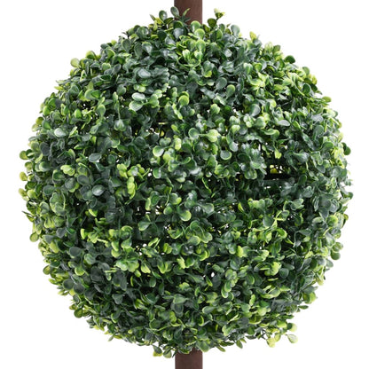 Artificial Boxwood Plant with Pot Ball Shaped Green 118 cm