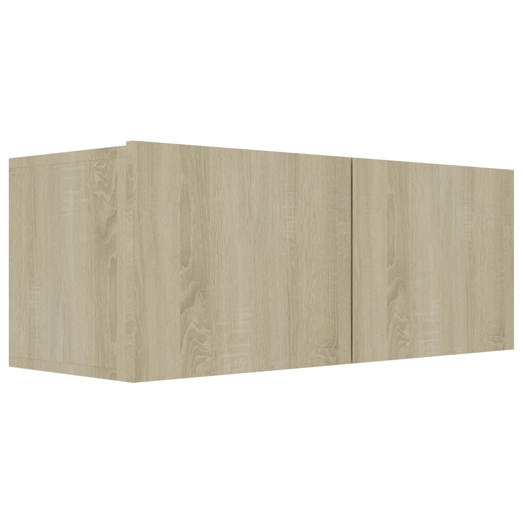 TV Cabinets 3 pcs Sonoma Oak Engineered Wood