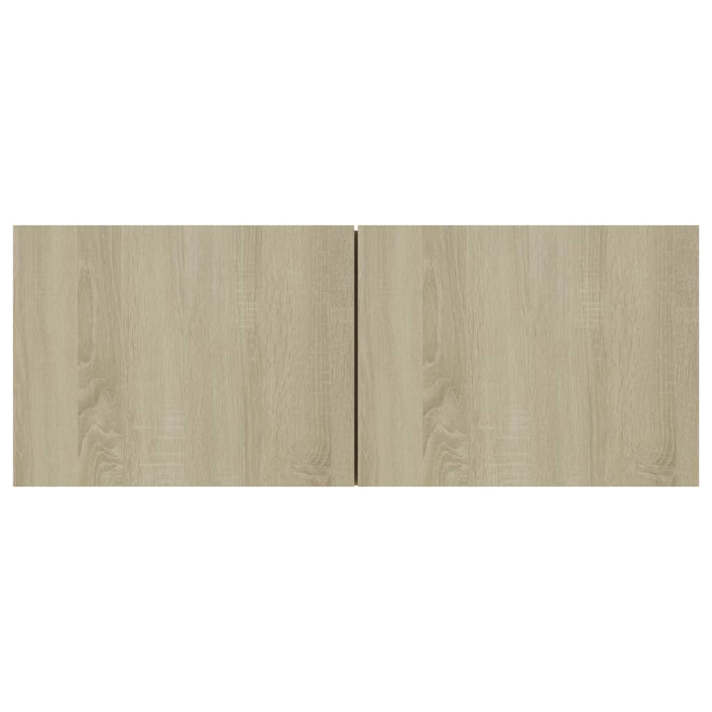 TV Cabinets 3 pcs Sonoma Oak Engineered Wood