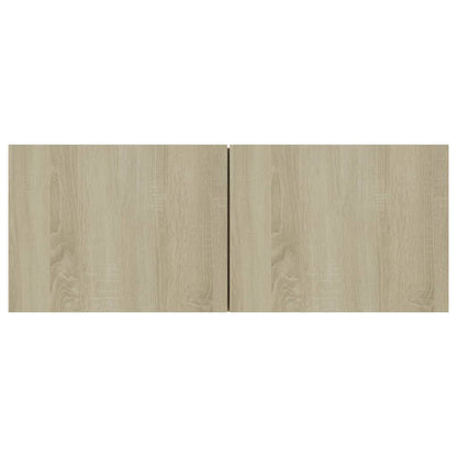 TV Cabinets 3 pcs Sonoma Oak Engineered Wood