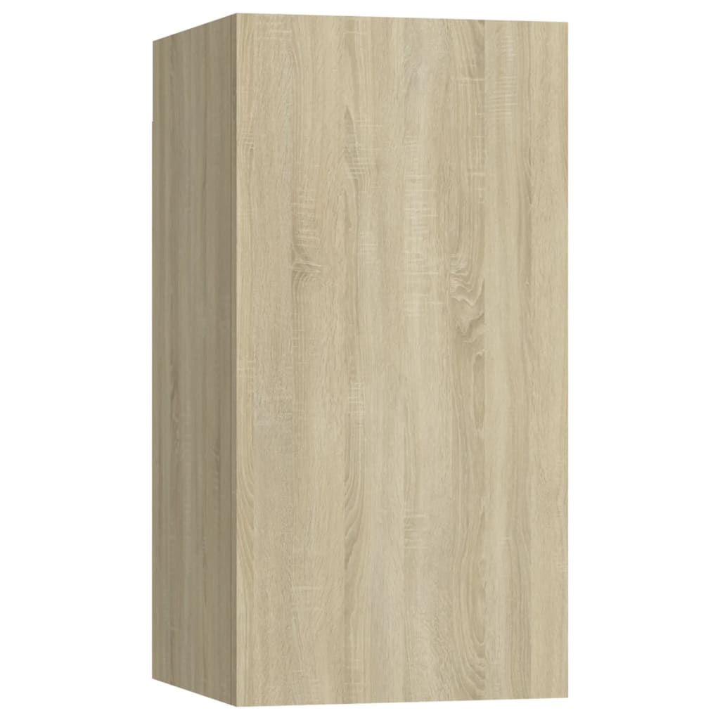 TV Cabinets 4 pcs Sonoma Oak 30.5x30x60 cm Engineered Wood