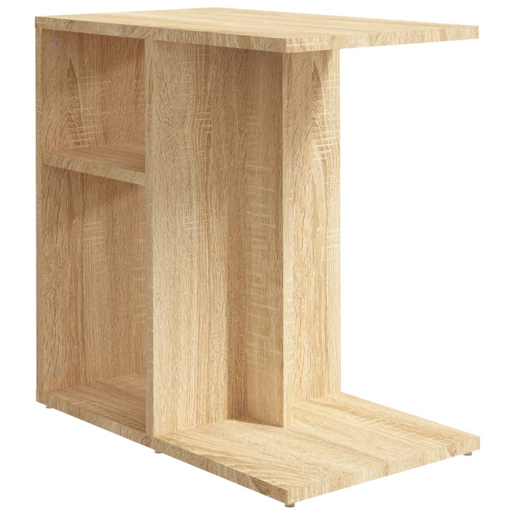 Side Table Sonoma Oak 50x30x50 cm Engineered Wood