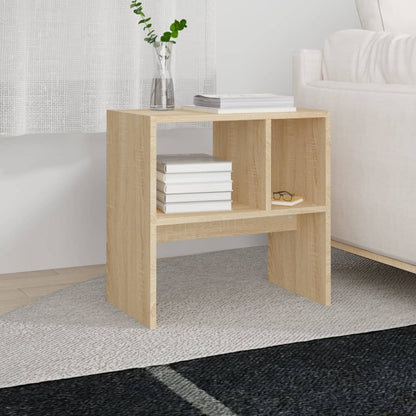 Side Table Sonoma Oak 50x30x50 cm Engineered Wood