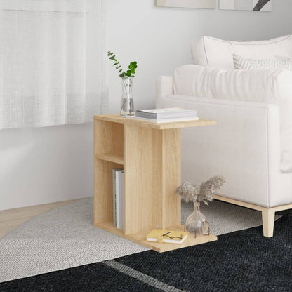 Side Table Sonoma Oak 50x30x50 cm Engineered Wood