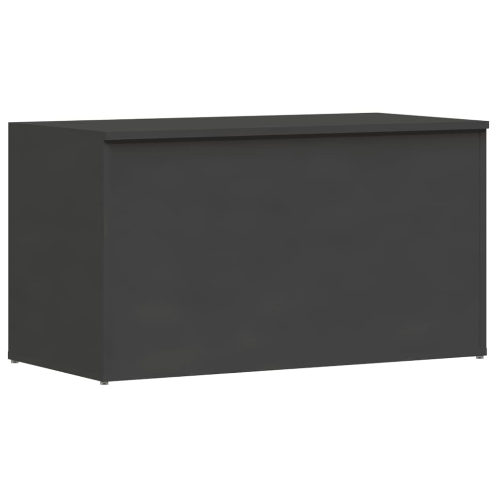 Storage Chest Grey 84x42x46 cm Engineered Wood