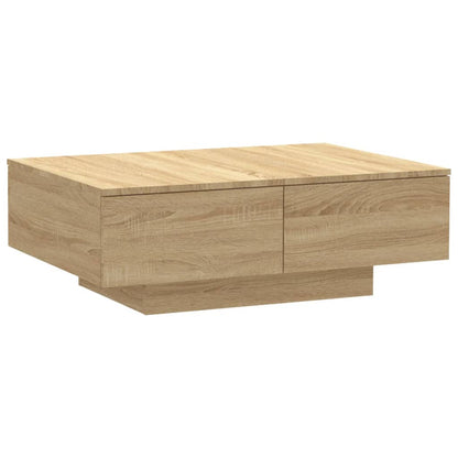 Coffee Table Sonoma Oak 90x60x31 cm Engineered Wood