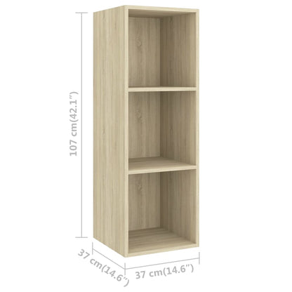 Wall-mounted TV Cabinets 2 pcs Sonoma Oak Engineered Wood