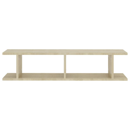 Wall Shelf 2 pcs Sonoma Oak 90x18x20 cm Engineered Wood