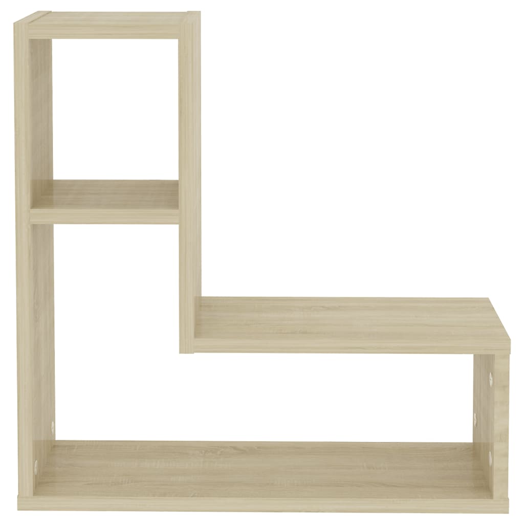 Wall Shelf 2 pcs Sonoma Oak 50x15x50 cm Engineered Wood