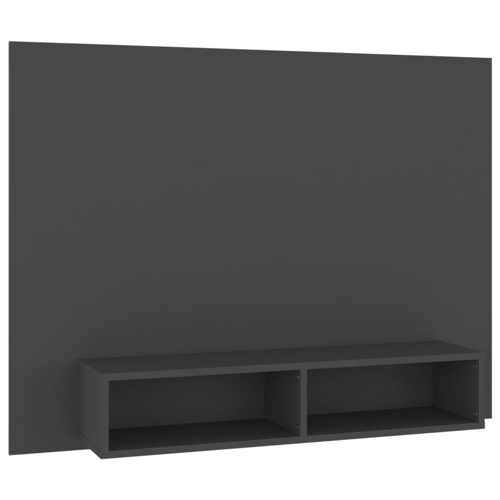 Wall TV Cabinet Grey 120x23.5x90 cm Engineered Wood