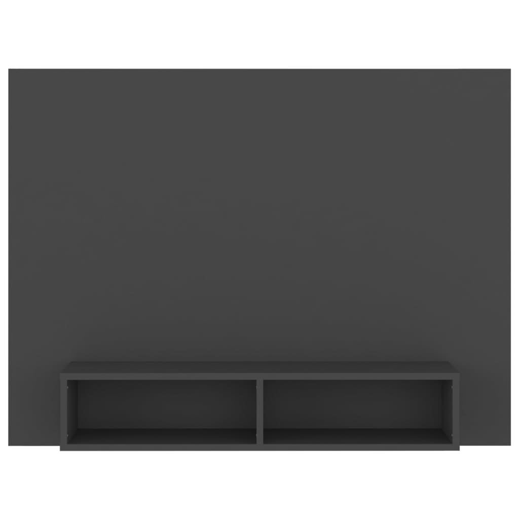 Wall TV Cabinet Grey 120x23.5x90 cm Engineered Wood