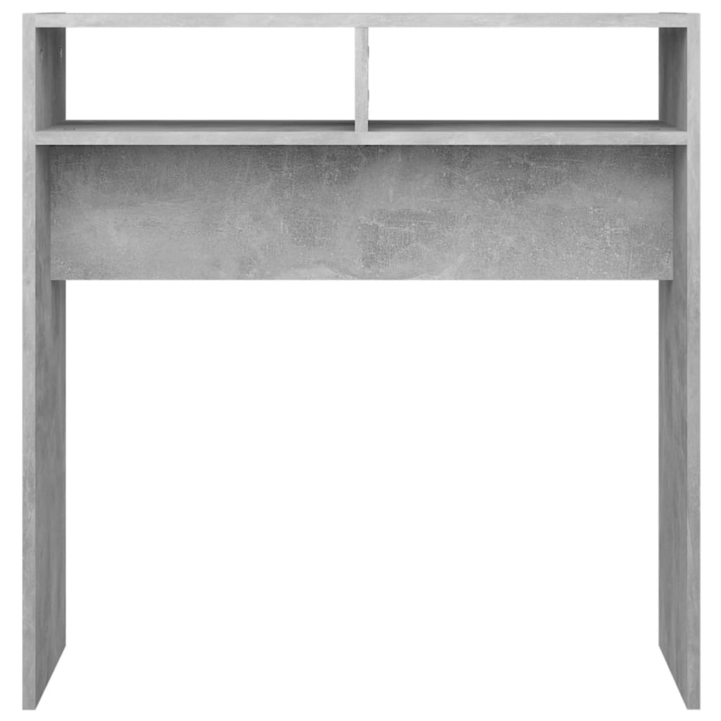 Console Table Concrete Grey 78x30x80 cm Engineered Wood