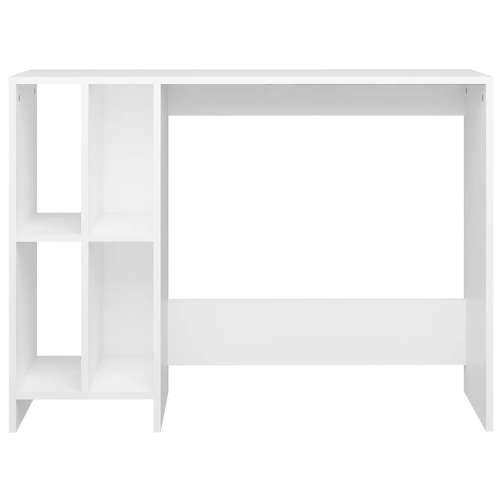 Notebook Desk White 102.5x35x75 cm Engineered Wood