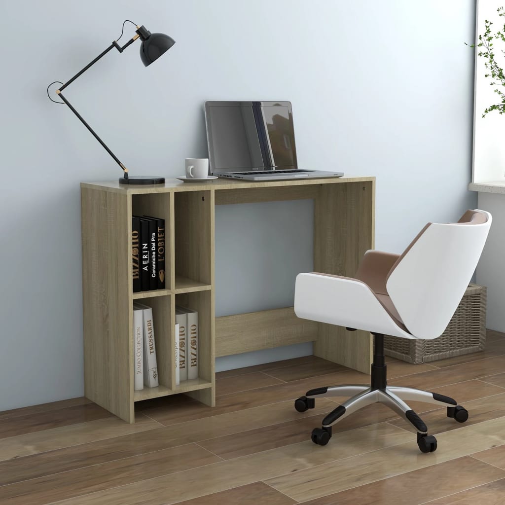 Notebook Desk Sonoma Oak 102.5x35x75 cm Engineered Wood