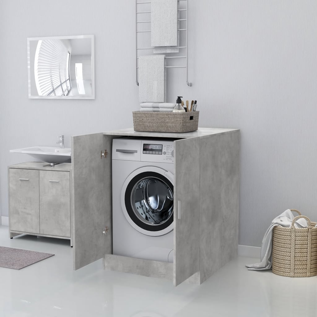 Washing Machine Cabinet Concrete Grey 71x71.5x91.5 cm