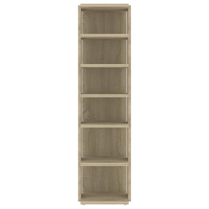 Shoe Cabinet Sonoma Oak 27.5x27x102 cm Engineered Wood