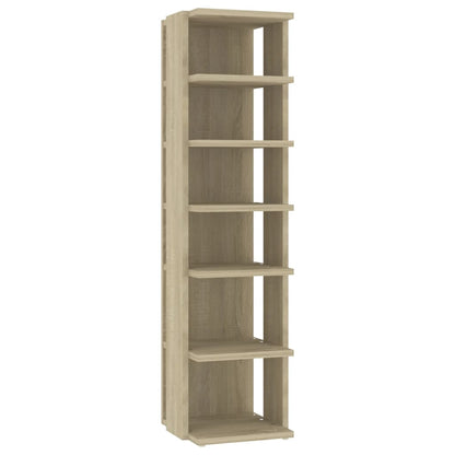 Shoe Cabinets 2 pcs Sonoma Oak 27.5x27x102 cm