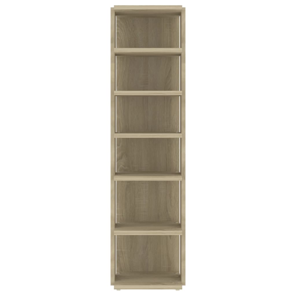 Shoe Cabinets 2 pcs Sonoma Oak 27.5x27x102 cm