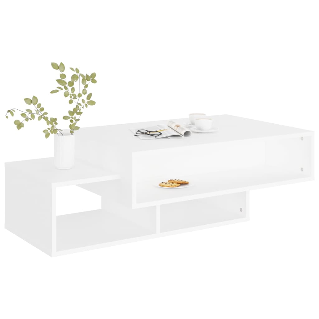 Coffee Table White 105x55x32 cm Engineered Wood