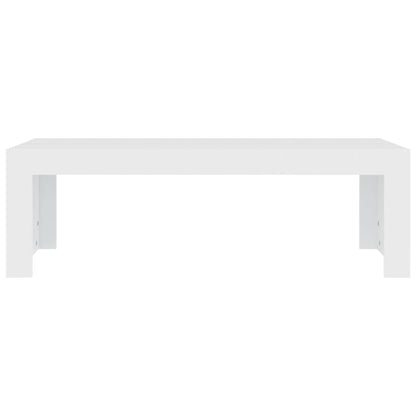 Coffee Table White 110x50x35 cm Engineered Wood