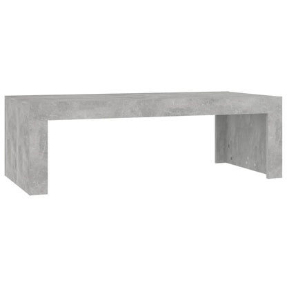 Coffee Table Concrete Grey 110x50x35 cm Engineered Wood