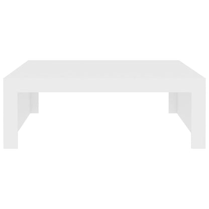 Coffee Table White 100x100x35 cm Engineered Wood