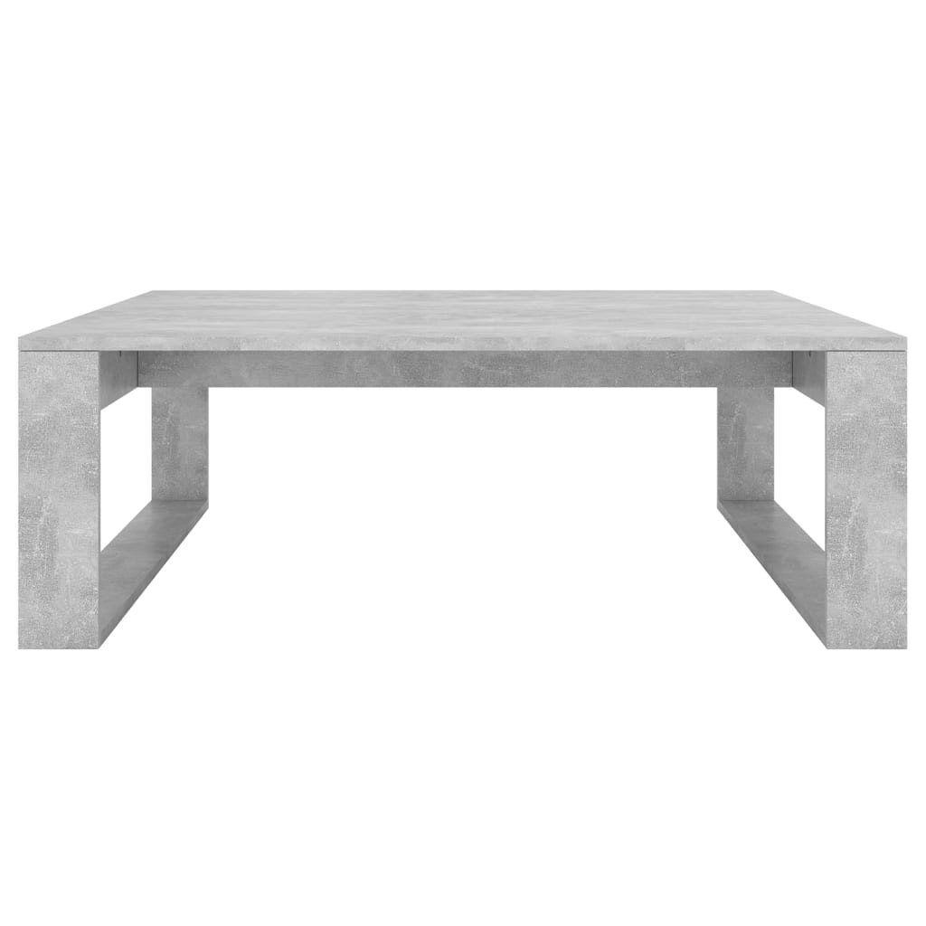 Coffee Table Concrete Grey 100x100x35 cm Engineered Wood