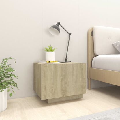 Bedside Cabinet Sonoma Oak 100x35x40 cm Engineered Wood