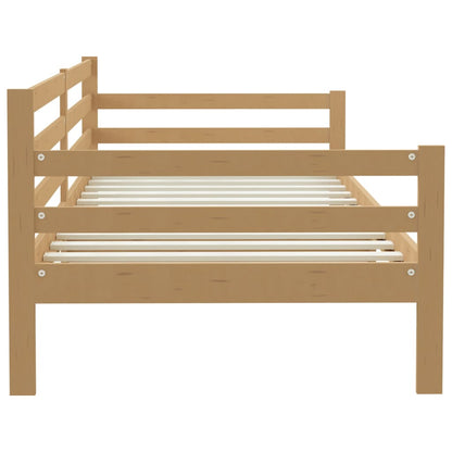 Day Bed without Mattress Honey Brown Solid Wood Pine 90x200 cm