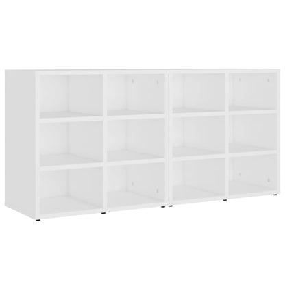 Shoe Cabinets 2 pcs White 52.5x30x50 cm