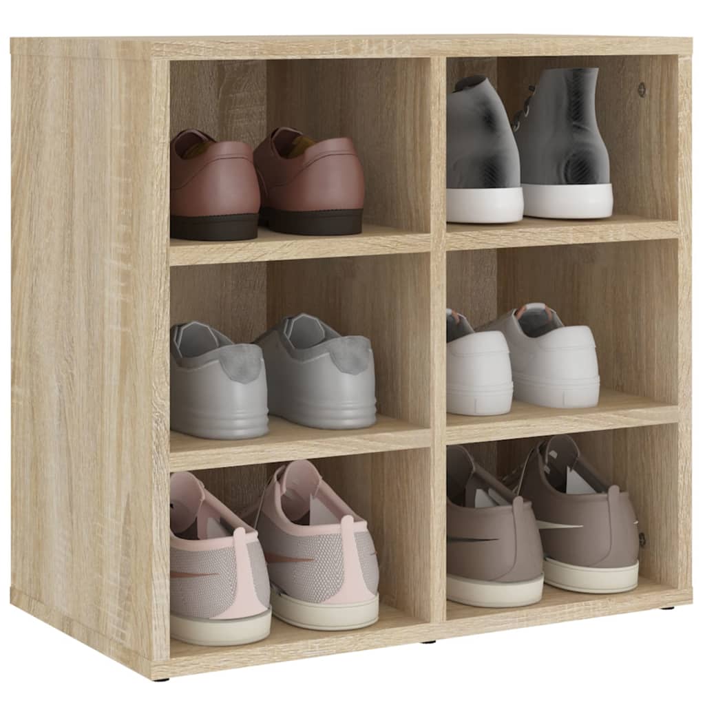 Shoe Cabinets 2 pcs Sonoma Oak 52.5x30x50 cm