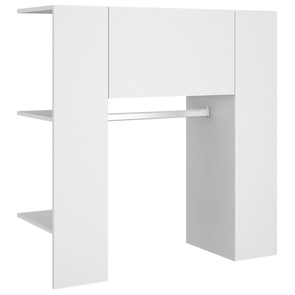 Hallway Cabinet White 97.5x37x99 cm Engineered Wood