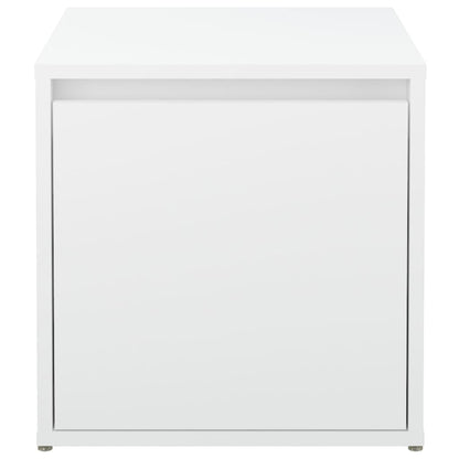 Box Drawer White 40.5x40x40 cm Engineered Wood