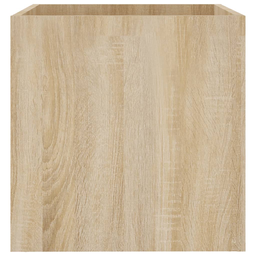 Planter Box Sonoma Oak 40x40x40 cm Engineered Wood