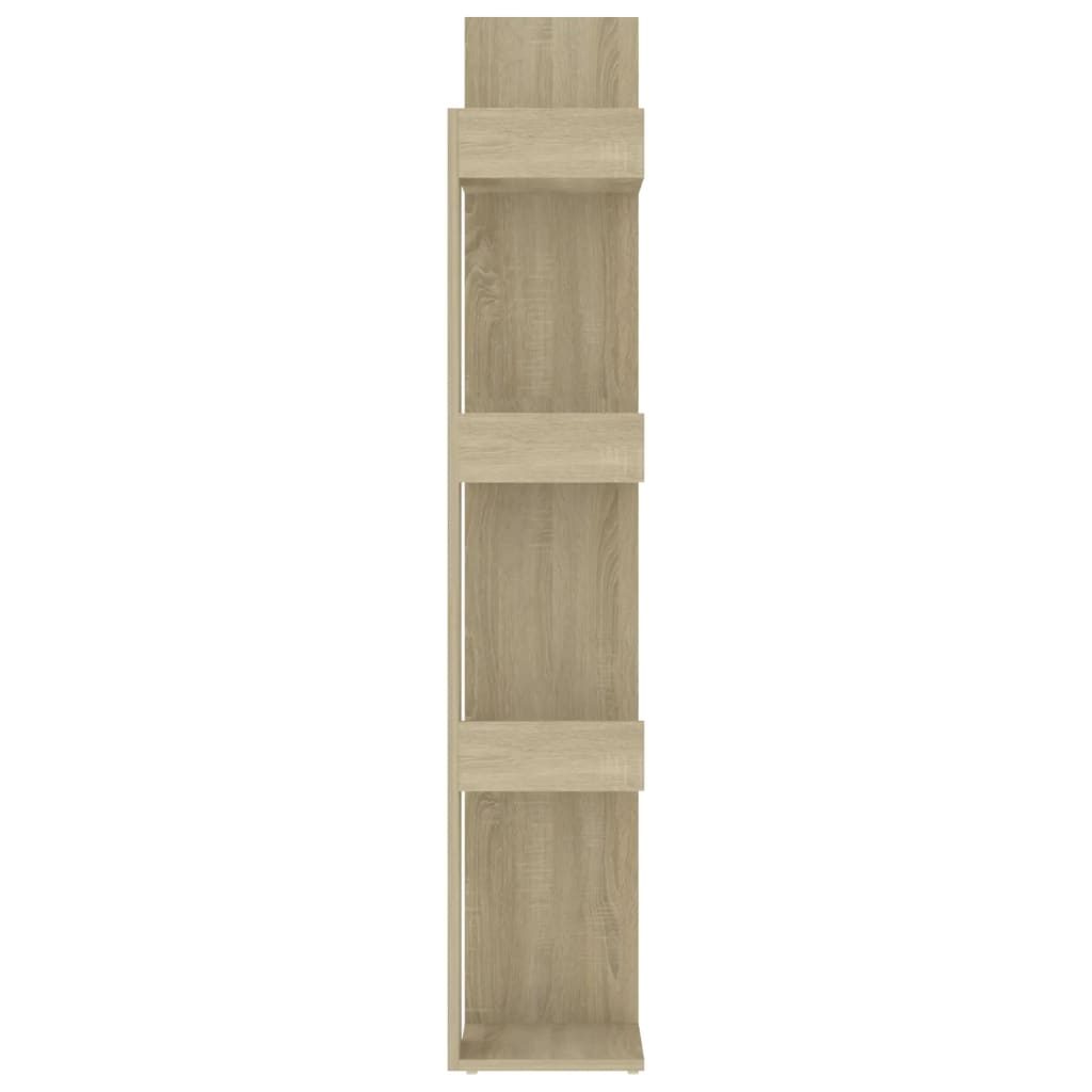 Book Cabinet Sonoma Oak 86x25.5x140 cm Engineered Wood