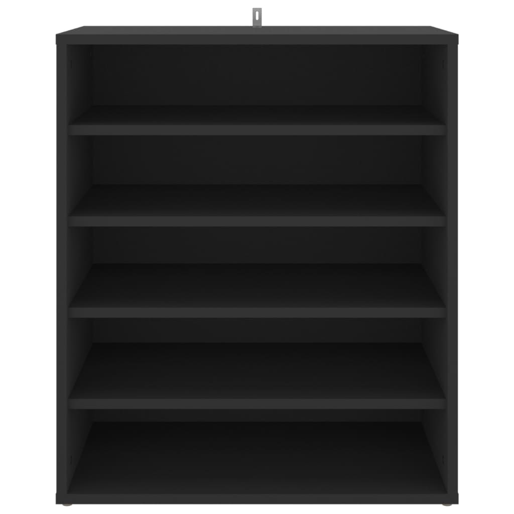 Shoe Cabinet Black 60x35x70 cm Engineered Wood