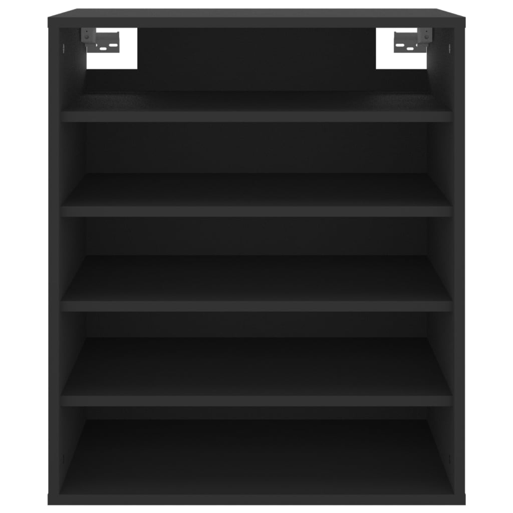 Shoe Cabinet Black 60x35x70 cm Engineered Wood