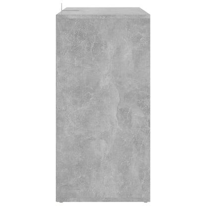 Shoe Cabinet Concrete Grey 60x35x70 cm Engineered Wood