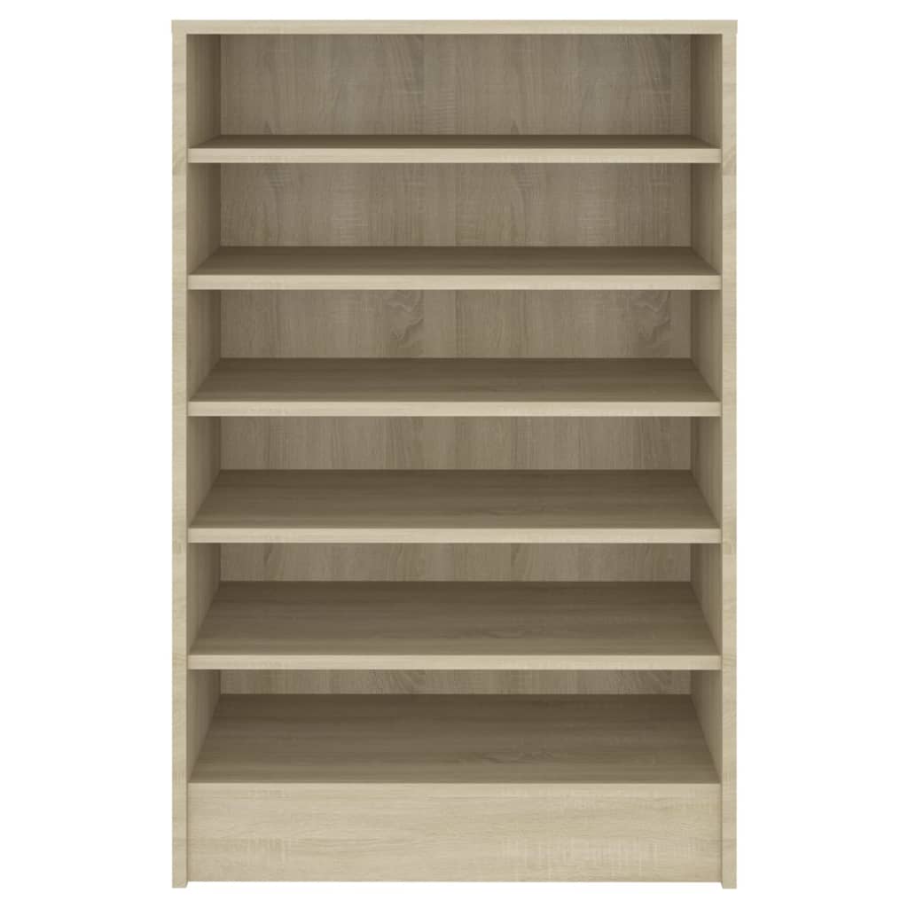 Shoe Cabinet Sonoma Oak 60x35x92 cm Engineered Wood