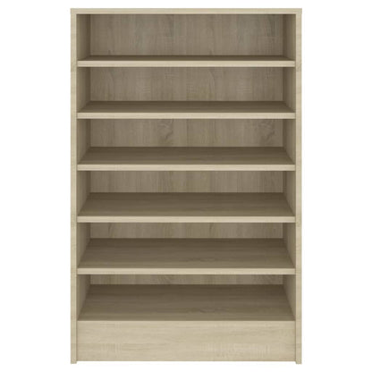 Shoe Cabinet Sonoma Oak 60x35x92 cm Engineered Wood