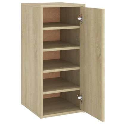 Shoe Cabinet Sonoma Oak 32x35x70 cm Engineered Wood