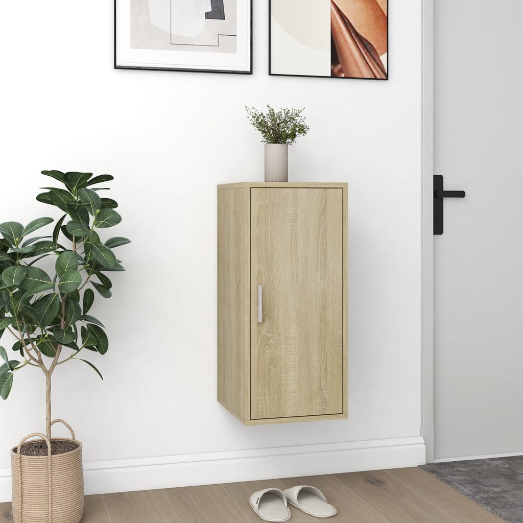 Shoe Cabinet Sonoma Oak 32x35x70 cm Engineered Wood