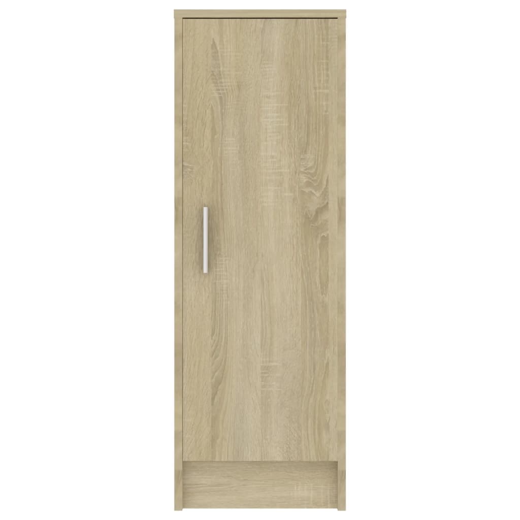 Shoe Cabinet Sonoma Oak 32x35x92 cm Engineered Wood