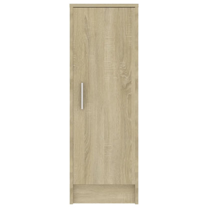 Shoe Cabinet Sonoma Oak 32x35x92 cm Engineered Wood